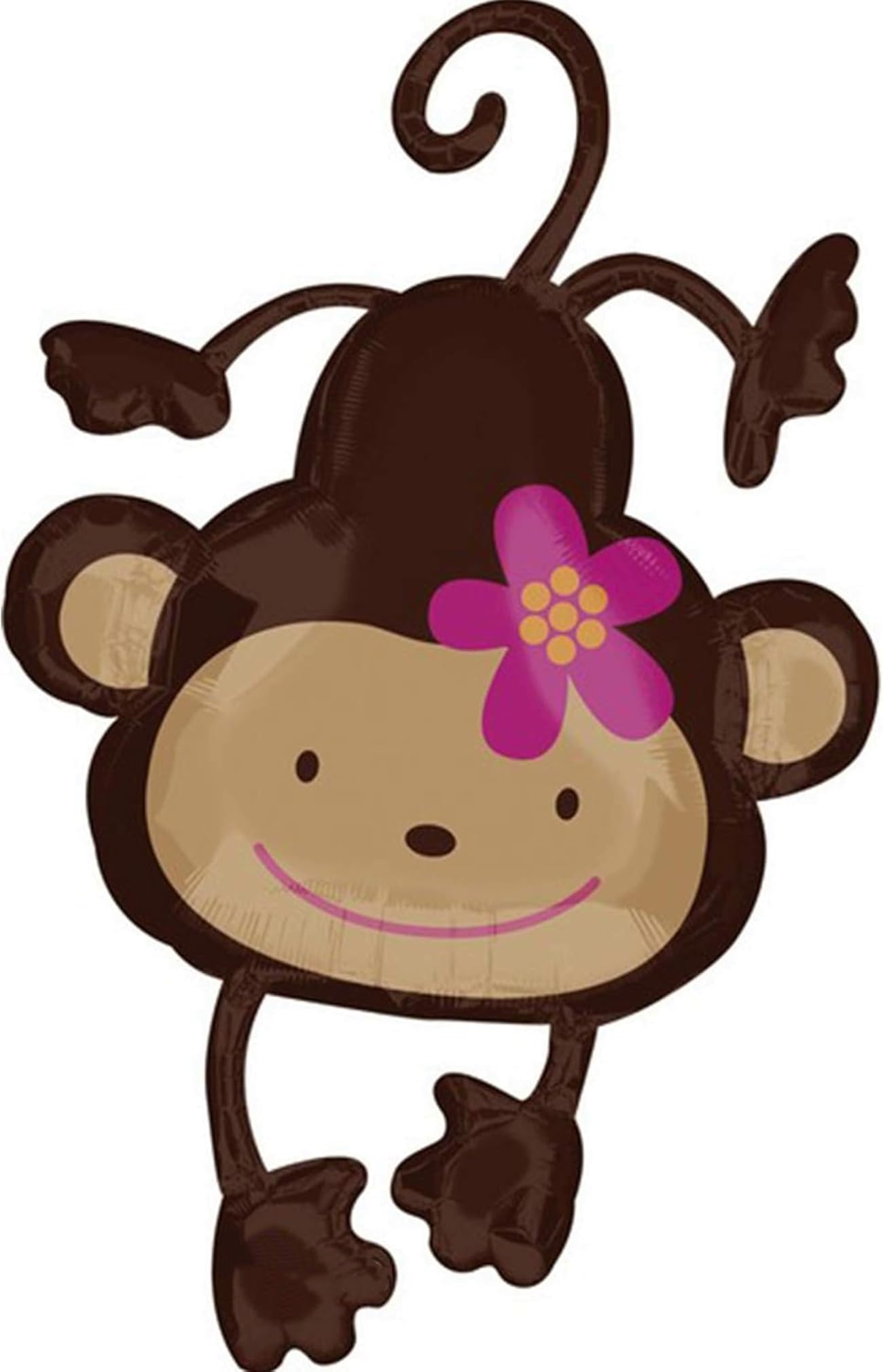 Amazon.com: Mod Monkey Party Supplies Birthday Girl Monkey Love